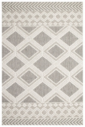 Dywan Pętelkowy Panorama 8321 l.grey/d.grey Szary Krem Romby