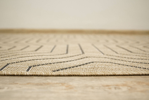 Zewnętrzny Dywan Sznurkowy Jeans 19013/P01 w Heksagony