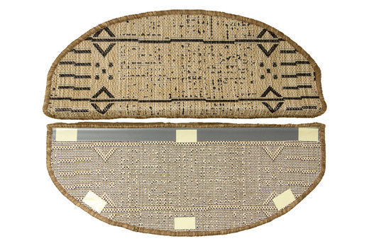 Nakładki Półokrągłe Sznurkowe Terra Aztec 04 Linie Beż Grafit