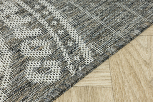 Antypoślizgowy Dywan FLEX 1907/P91 Brąz Szary Coffee