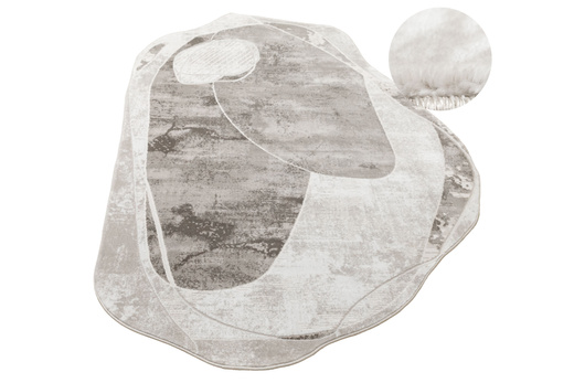 Dywan Selena GS003A Cream/Beige Szary Beżowy Ksztalt