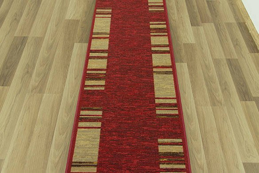 Antypoślizgowy Chodnik Adagio 31 bordo szerokość 100 cm