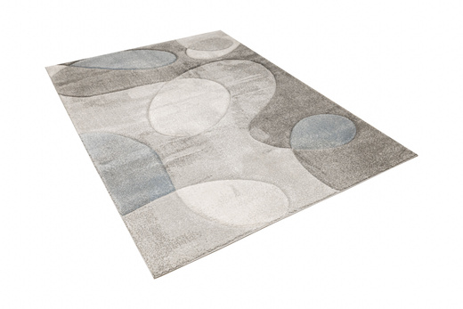 Dywan Kandy N414A l.grey/blue Szary Niebieski Krem Fryz