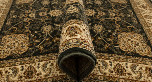 Dywan Super Rose D373A d.green/cream Ornament Medalion Zieleń