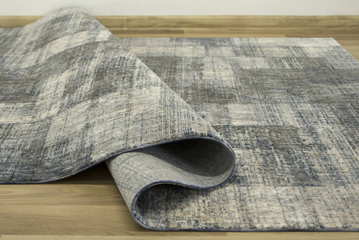 Dywan Kentucky 510 blue Niebieski Kwadraty