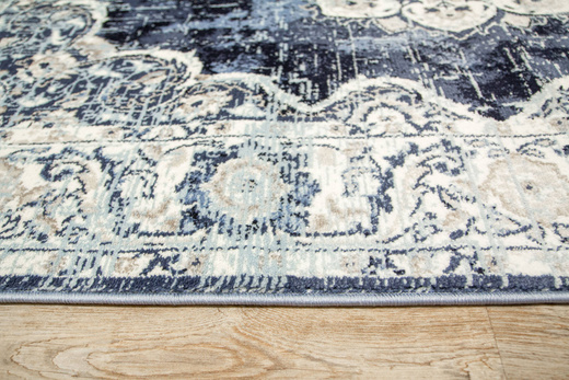 Dywan Victoria 7094A l.blue/cream Ornament Niebieski Krem