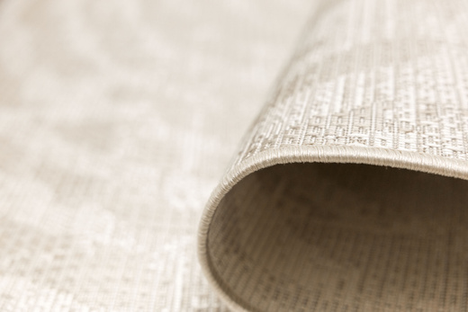 Okrągły Dywan Sznurkowy Haga 04787A vizon/cream Beż Krem Okręgi Outdoor