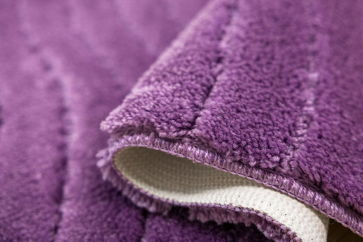 Dywanik Łazienkowy Antypoślizgowy Sara Fioletowy Fale