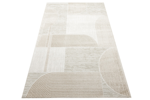 Dywan Matara N745A white/l.beige Beż Krem Kaszmir Geometria Półkola
