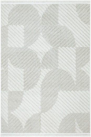 Dywan Milano 032 beige/cream Krem Kaszmir Geometria Frędzelki