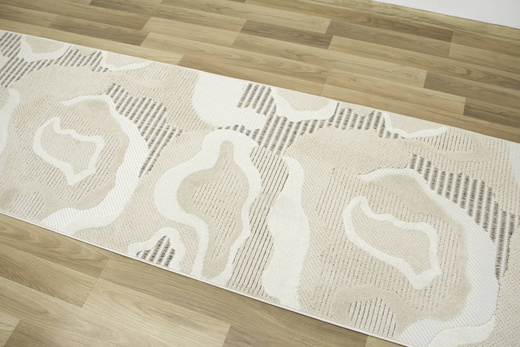 Chodnik Sznurkowy Stella D419A beig Beż Kremowy Abstrakcja szerokość 100 cm