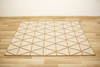 Dywan Płasko Tkany Natura PT 1994/10 Romby Trójkąty Beż