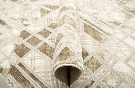 Dywan Garda P1149 Vizon Beż Krem Romby Marmur