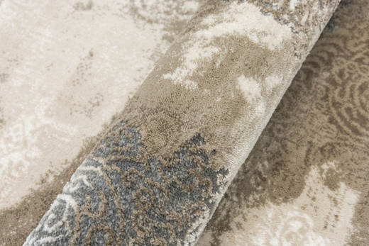 Okrągły Dywan Galya GAK11C grey/brown Beż Szary Boutique