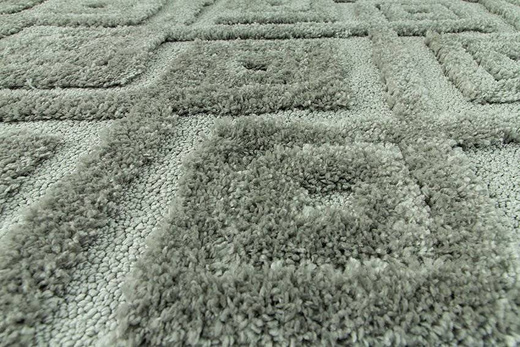 Dywan Berber 6846 l.grey 3D z frędzlami