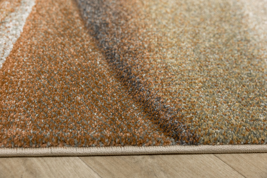 Dywan Agent 40400/610 Multi Krem Miedź Oliwka Półkola