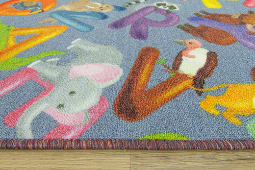 Dywan Alfabet 19 grey Zoo Literki