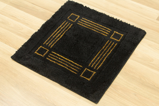 Dywanik do łazienki Jarpol Petra Lurex 51 Czarny