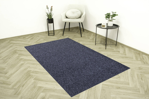 Wykładzina Monet 84 Blue Niebieski Melanż szerokość 4 m