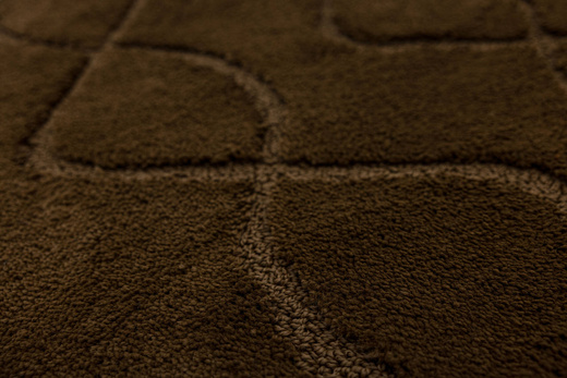 Dywanik Łazienkowy Antypoślizgowy Ivona Brown Brąz Linie