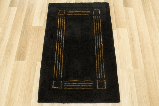 Dywanik do łazienki Jarpol Petra Lurex 51 Czarny