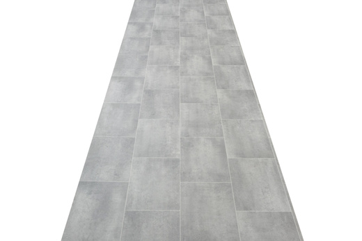 Wykładzina PCV Texmark Denia 594 Szare Płytki szerokość 1 m
