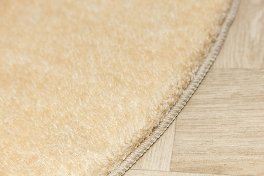 Dywan Okrągły Shaggy Antypoślizgowy Malmo Beż