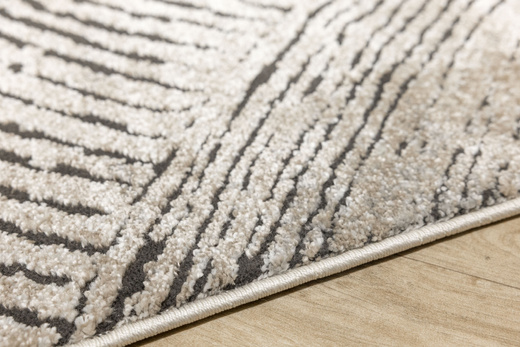 Dywan Owalny Matara P171A sp.antra/l.beO Beż Szary Kaszmir Linie