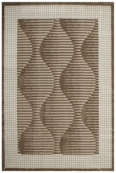 Dywan Teno QP030 Brown Brąz Beż Geometryczny