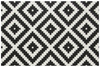 Wykładzina romby czarne szerokość 4 m