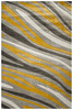 Dywan Amelia C012B grey/d.yellow Szary Żółty Fale