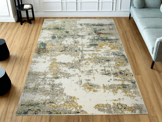 Dywan Bosa K424A cream/beige Kremowy Szary Abstrakcja