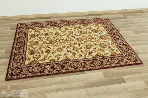 Wełniany Dywan Agnella Isfahan Anafi Bursztyn