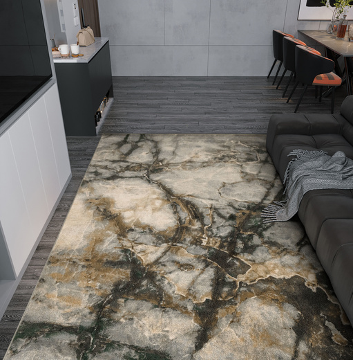 Wełniany Dywan Dywilan Omega Elian Iron Marmur