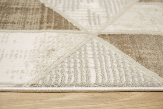 Dywan Garda P563B Beż Brąz Szary Romby