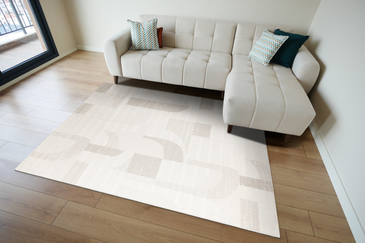 Dywan Sznurkowy Haga 04719A beige/cream Krem Beż Szary Geometria Outdoor