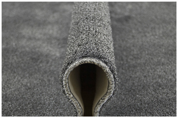 Miękki Gęsty Dywan Hanoi 177 Szary Czarny Melanż