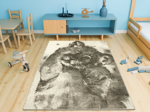 Dywan Dziecięcy Lima 9362A l.grey/d.grey Szary Krem Lew