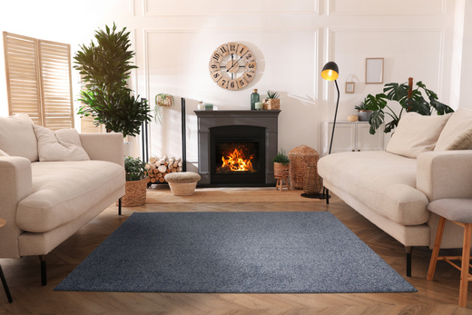 Dywan Sphinx-special 82 Shaggy Niebieski Błękitny Melanż