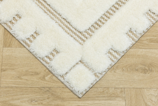 Dywan Shaggy Lula Soft IM41A Krem Beż Ramka