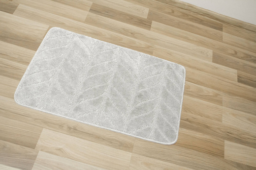 Komplet 2 częściowy Classic 1 Szary Listki Antypoślizgowy