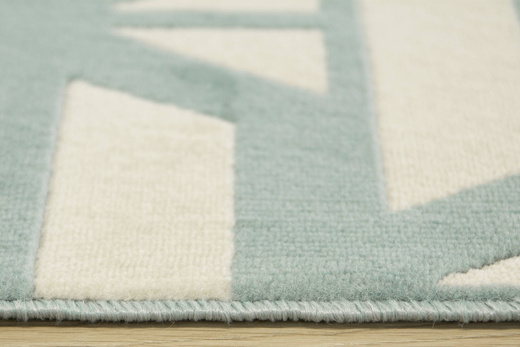 Dywan Dziecięcy Eldo 18411/32 Łódki Krem Turkus Miodowy