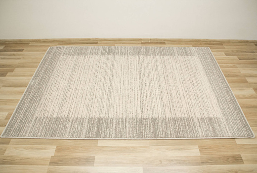 Wełniany Dywan Isfahan-M Cyryna Popielaty Ramka