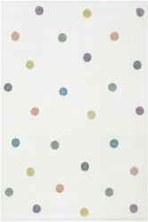  Dywan Dziecięcy Lima C275A cream/lila Krem Kropki