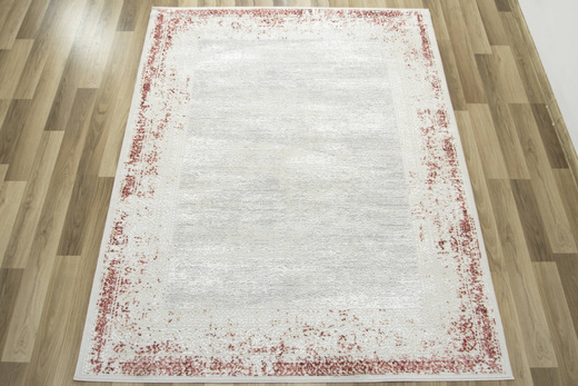 Dywan DAVINCI 2391A d.red/beige Z86-45 Czerwony Kremowy Szary