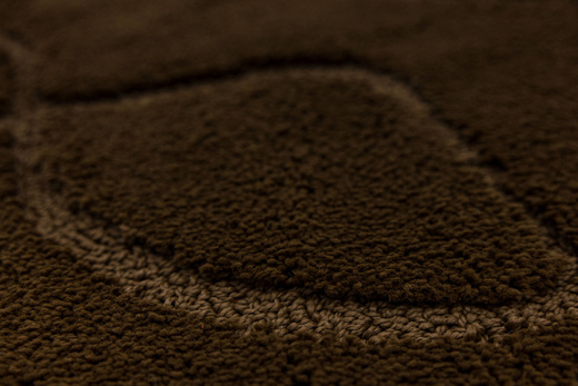 Dywanik Łazienkowy Antypoślizgowy Ivona Brown Brąz Linie