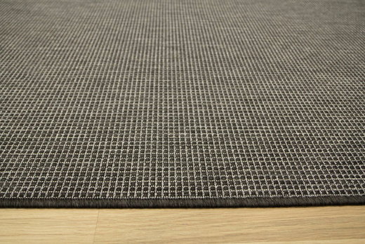 Dywan Dwustronny Sznurkowy Brussels 205664/11010 night silver Grafit Szary Pasy Outdoor