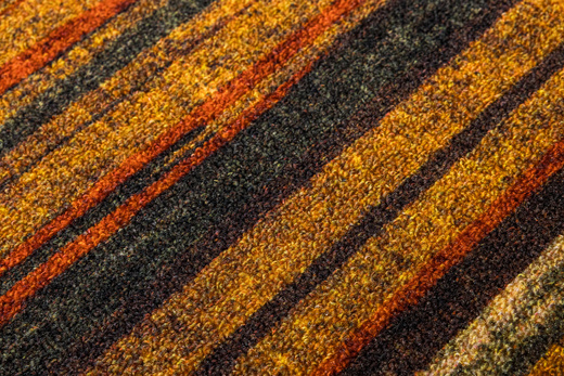 Antypoślizgowy Okrągły Dywan Fusion 14 Wielobarwny Paski