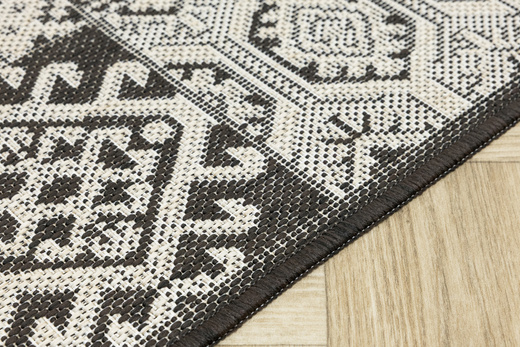 Antypoślizgowy Dywan FLEX 19636/91 Brąz Beż Patchwork