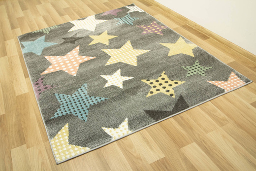 Dywan Lima C264A l.grey/d.grey Gwiazdki